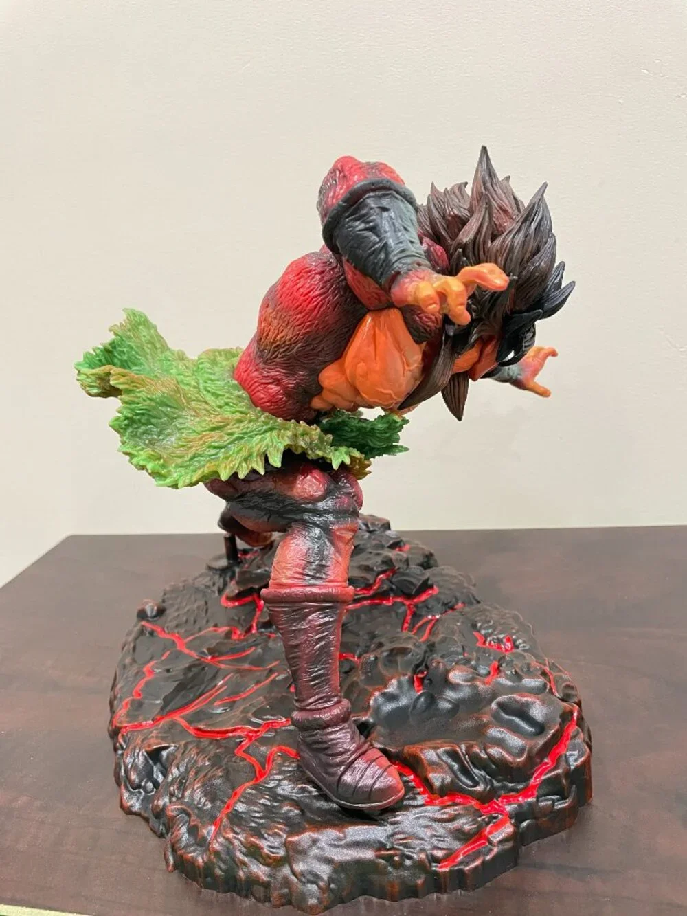 Dragon Ball Broly Statue Base Figure Gift Super Saiyan 4 Collection Toy Anime